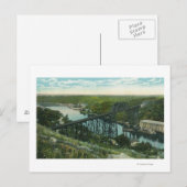 Uitzicht van Rondout Creek en Wilbur Bridge Briefkaart (Voorkant / Achterkant)