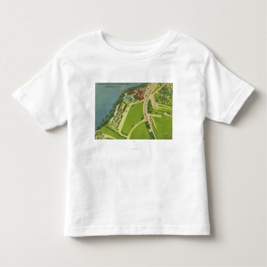 Uitzicht van Roseland Park Kinder Shirts (Voorkant)