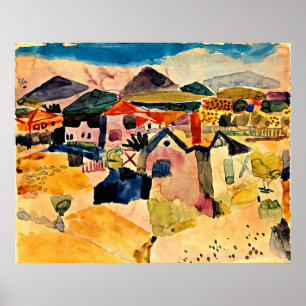 Uitzicht van Saint Germain, Paul Klee, Poster