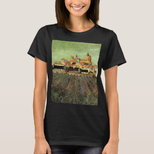 Uitzicht van Saintes Maries door Vincent van Gogh T-shirt
