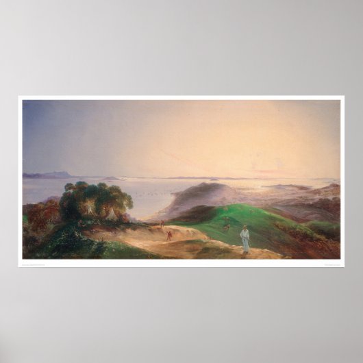 Uitzicht van San Francisco Bay (0576A) Poster (Voorkant)