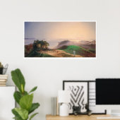 Uitzicht van San Francisco Bay (0576A) Poster (Thuiskantoor)