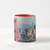 Uitzicht van San Francisco door Golden Gate Bridge Mok (Midden)