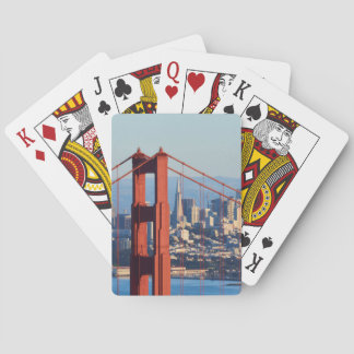 Uitzicht van San Francisco door Golden Gate Bridge Pokerkaarten