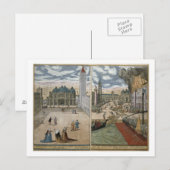 Uitzicht van San Marco en de Palazzo Ducale in bra Briefkaart (Voorkant / Achterkant)