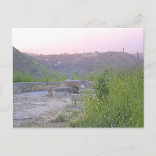 Uitzicht van Santa Barbara Mesa Briefkaart (Voorkant)