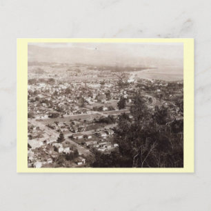 Uitzicht van Santa Barbara, Vintage van Californië Briefkaart