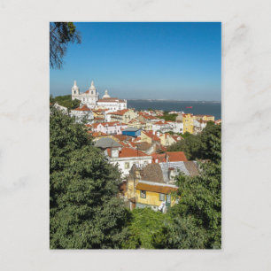 Uitzicht van Sao Jorge Castle (vert.) - Briefkaart
