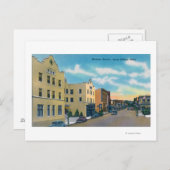 Uitzicht van Sherman AvenueCoeur d'Alene, ID Briefkaart (Voorkant / Achterkant)