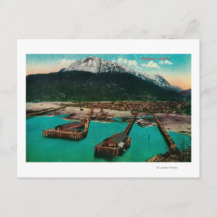 Uitzicht van Skagway, Alaska Skagway, AK Briefkaart