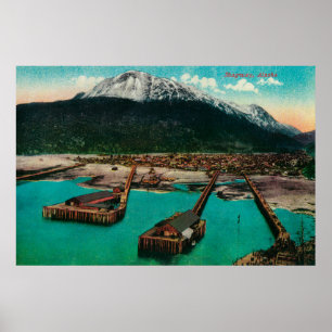 Uitzicht van Skagway, Alaska Skagway, AK Poster