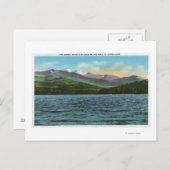 Uitzicht van Snowy Mts van de Tupper Lake Road Briefkaart (Voorkant / Achterkant)