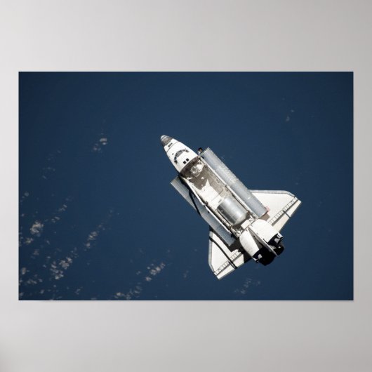 Uitzicht van Space Shuttle Discovery 2 vanuit de l Poster (Voorkant)