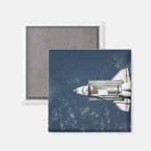 Uitzicht van Space Shuttle Discovery 3 vanuit de l Magneet (Voorkant / Achterkant)