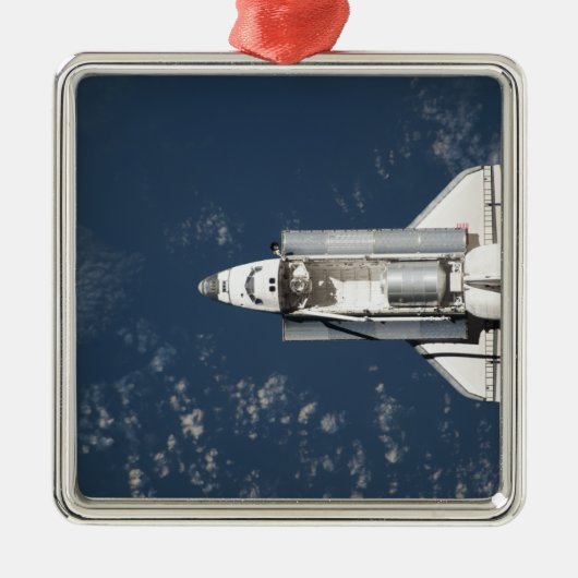 Uitzicht van Space Shuttle Discovery 3 vanuit de l Metalen Ornament (Voorkant)