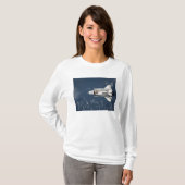 Uitzicht van Space Shuttle Discovery 3 vanuit de l T-shirt (Voorkant volledig)