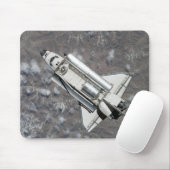 Uitzicht van Space Shuttle Discovery vanuit de luc Muismat (Met muis)