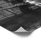 Uitzicht van Speicherstadt Hamburg, c.1910 Poster (Hoek)