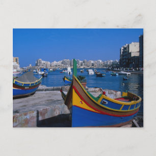 Uitzicht van St. Julian, Malta Briefkaart