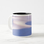 Uitzicht van Stepteen Butte uit rolheuvels bedekt Tweekleurige Koffiemok (Voorkant links)