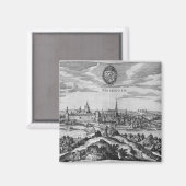 Uitzicht van Stockholm Magneet (Voorkant / Achterkant)