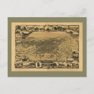Uitzicht van Stockton, Californië (1895) Briefkaart