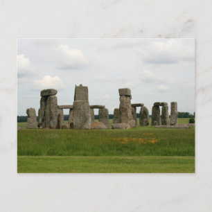Uitzicht van Stonehenge Briefkaart