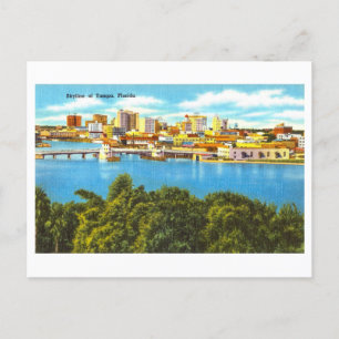  Uitzicht van Tampa, Florida, Briefkaart