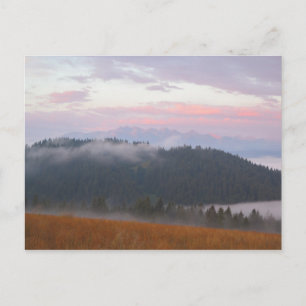 Uitzicht van Tatras bij zonsopgang poster Briefkaart