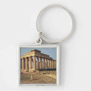 Uitzicht van Temple E, c.490-480 BC Sleutelhanger