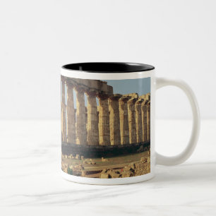 Uitzicht van Temple E, c.490-480 BC Tweekleurige Koffiemok