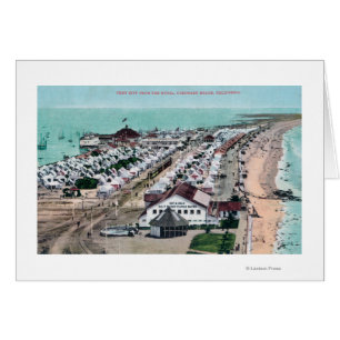 Uitzicht van Tent City uit Hotel del Coronado