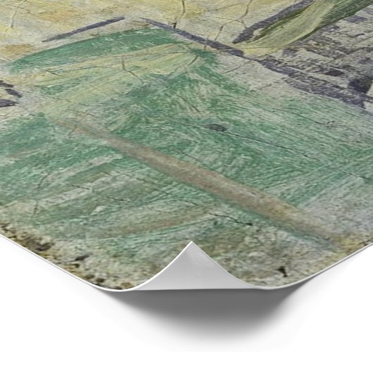 Uitzicht van Theo's appartement door Vincent Van G Poster (Hoek)