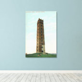 Uitzicht van Tilton's Tower Canvas Afdruk (Insitu (Houten vloer))