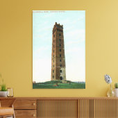 Uitzicht van Tilton's Tower Canvas Afdruk (Insitu (Woonkamer))