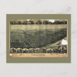 Uitzicht van Toronto, Ohio (1899) Briefkaart
