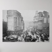 Uitzicht van Tottenham Court Road, c.1885 Poster (Voorkant)