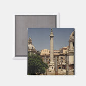 Uitzicht van Trajan's column, 113 AD Magneet (Voorkant / Achterkant)