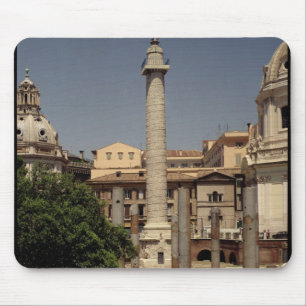 Uitzicht van Trajan's column, 113 AD Muismat