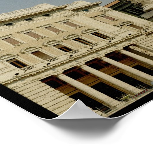 Uitzicht van Trajan's column, 113 AD Poster (Hoek)