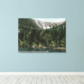 Uitzicht van Tuckermans Ravine, Mt. Washington Canvas Afdruk (Insitu (Houten vloer))