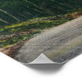 Uitzicht van Tuckermans Ravine Poster (Hoek)