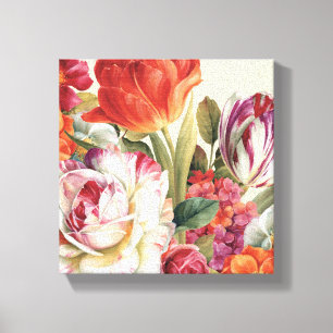 Uitzicht van tuinbouwgewassen canvas afdruk