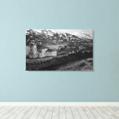Uitzicht van Unalaska, foto van Alaska Canvas Afdruk (Insitu (Houten vloer))