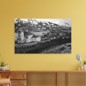 Uitzicht van Unalaska, foto van Alaska Canvas Afdruk (Insitu (Woonkamer))