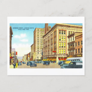 Uitzicht van Utica, New York, Briefkaart