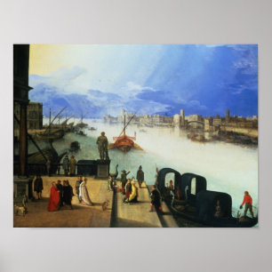 Uitzicht van Venetië 2 Poster