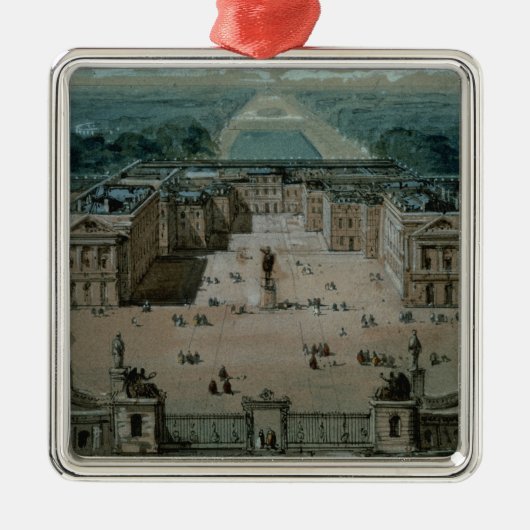 Uitzicht van Versailles Metalen Ornament (Voorkant)