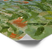 Uitzicht van Vetheuil door Claude Monet Poster (Hoek)