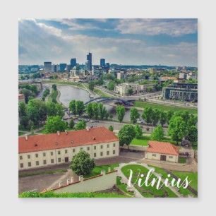 Uitzicht van Vilnius, Briefkaart Litouwen